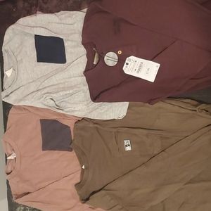 COPY - 4 size 7 long sleeve Zara tees